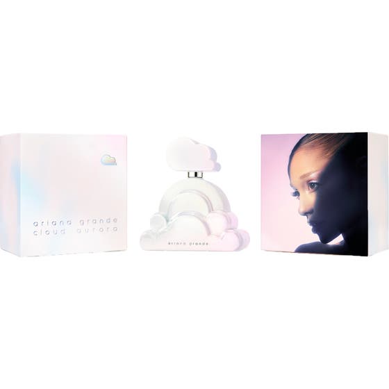 Ariana Grande Cloud Aurora Eau de Parfum 30 ml naisten tuoksu pilvenmuotoisessa pullossa ja pakkauksessaan