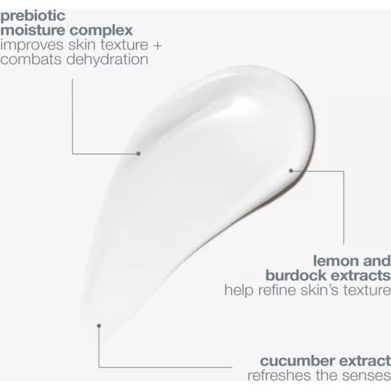 Dermalogica Active Moist 100 ml fuktighetsgivende dagkrem med prebiotika som klemmes ut av en hvit tube