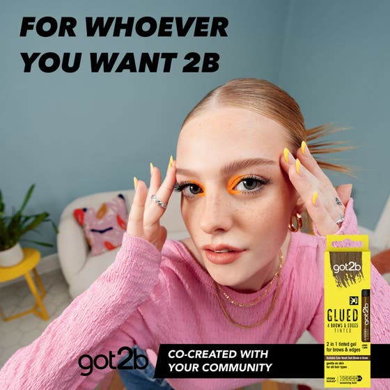 Glued 4 Brows & Edges