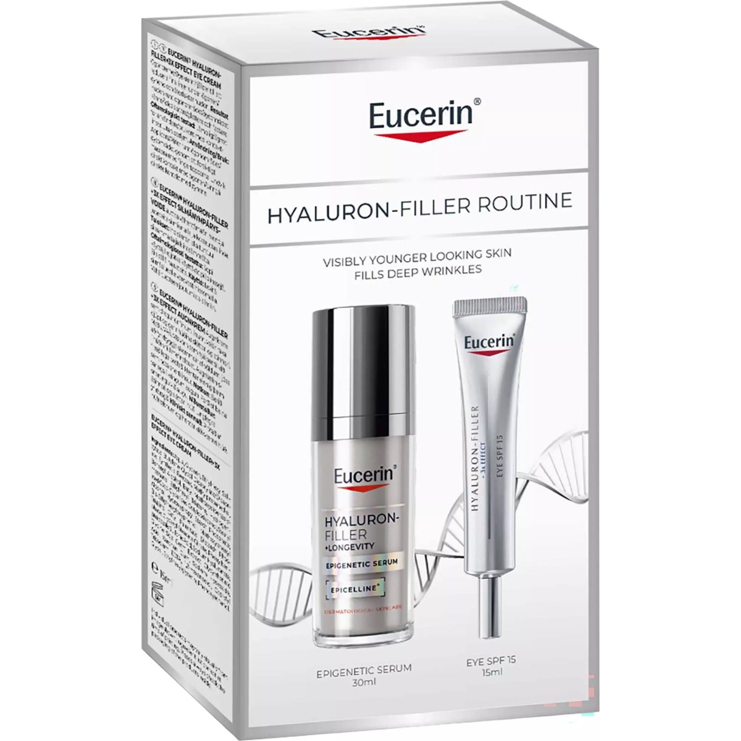 Eucerin Gift Set Hyaluron-Filler Epigenetic Serum & Eye Cream 2 pcs kroppsvård dam