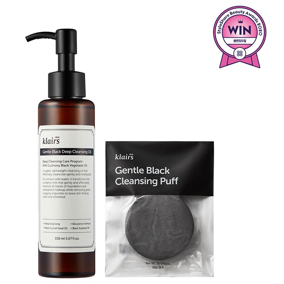 Klairs Deep cleansing Oil & Puff Set
