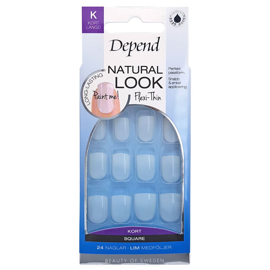 Depend Cosmetic Natural Look Kort Sq nagelprodukter dam – bild 7