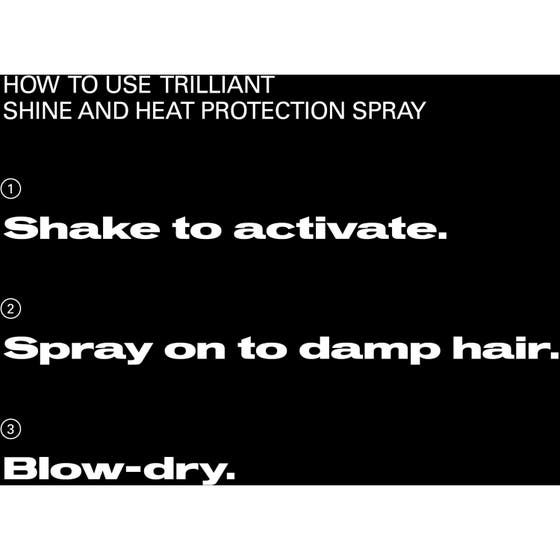 Trilliant Shine and Heat Protection Spray