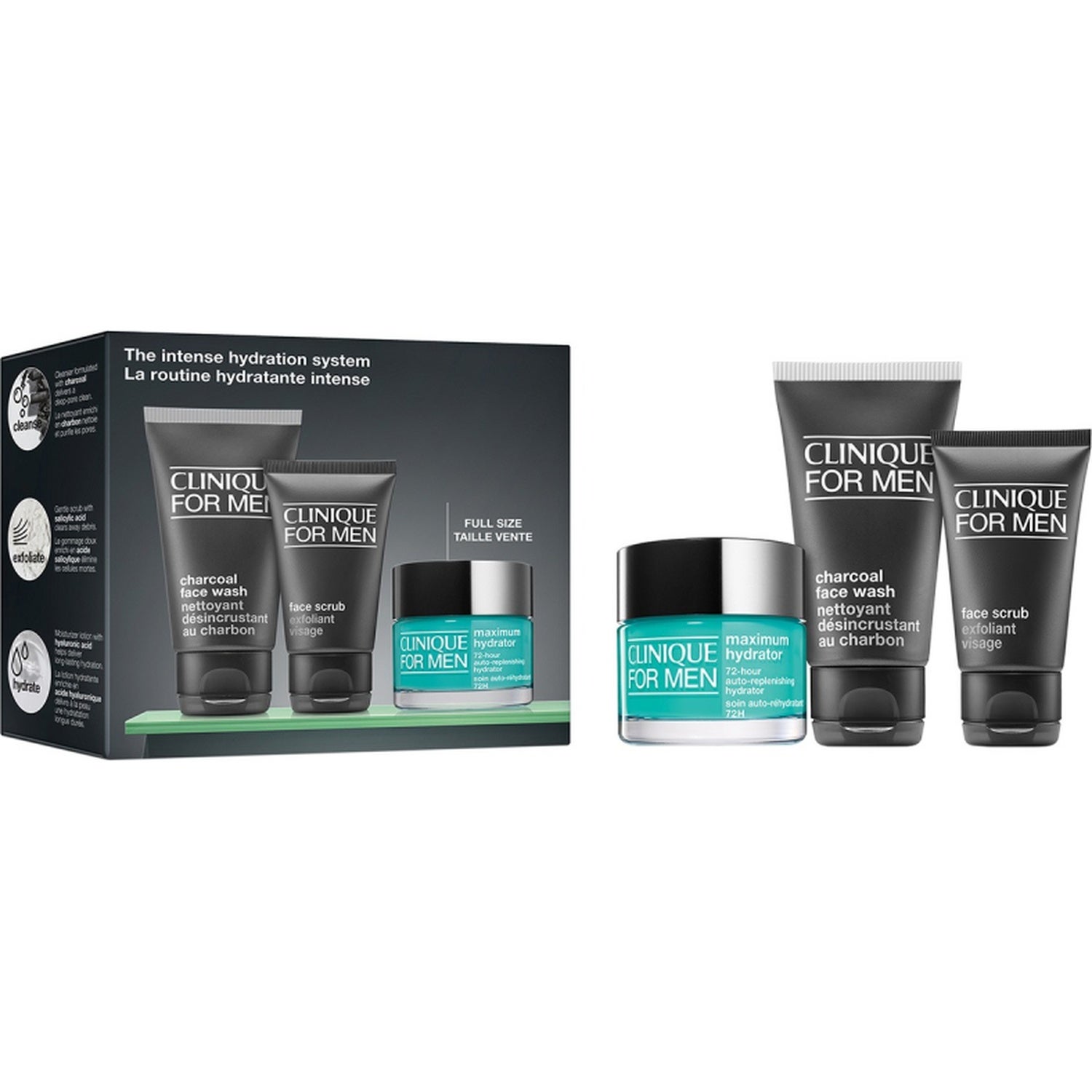 Clinique Clinique For Men The Intense Hydration Set 100 + 50 + 30 ml