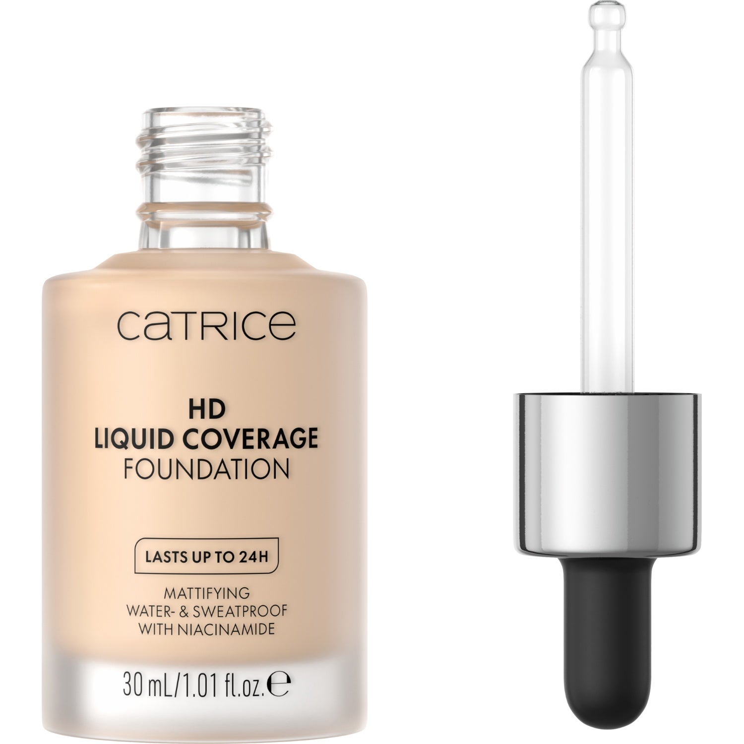Catrice Hd Liquid Coverage Foundation 010 Light Beige - 30 ml billede