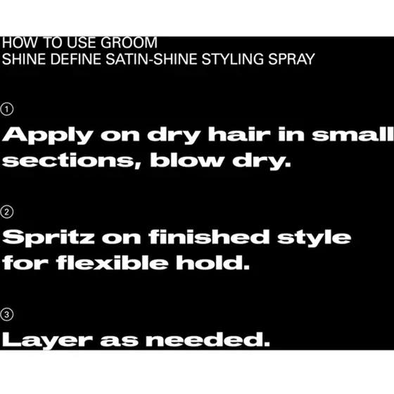 Shine Define Satin-Shine Styling Spray