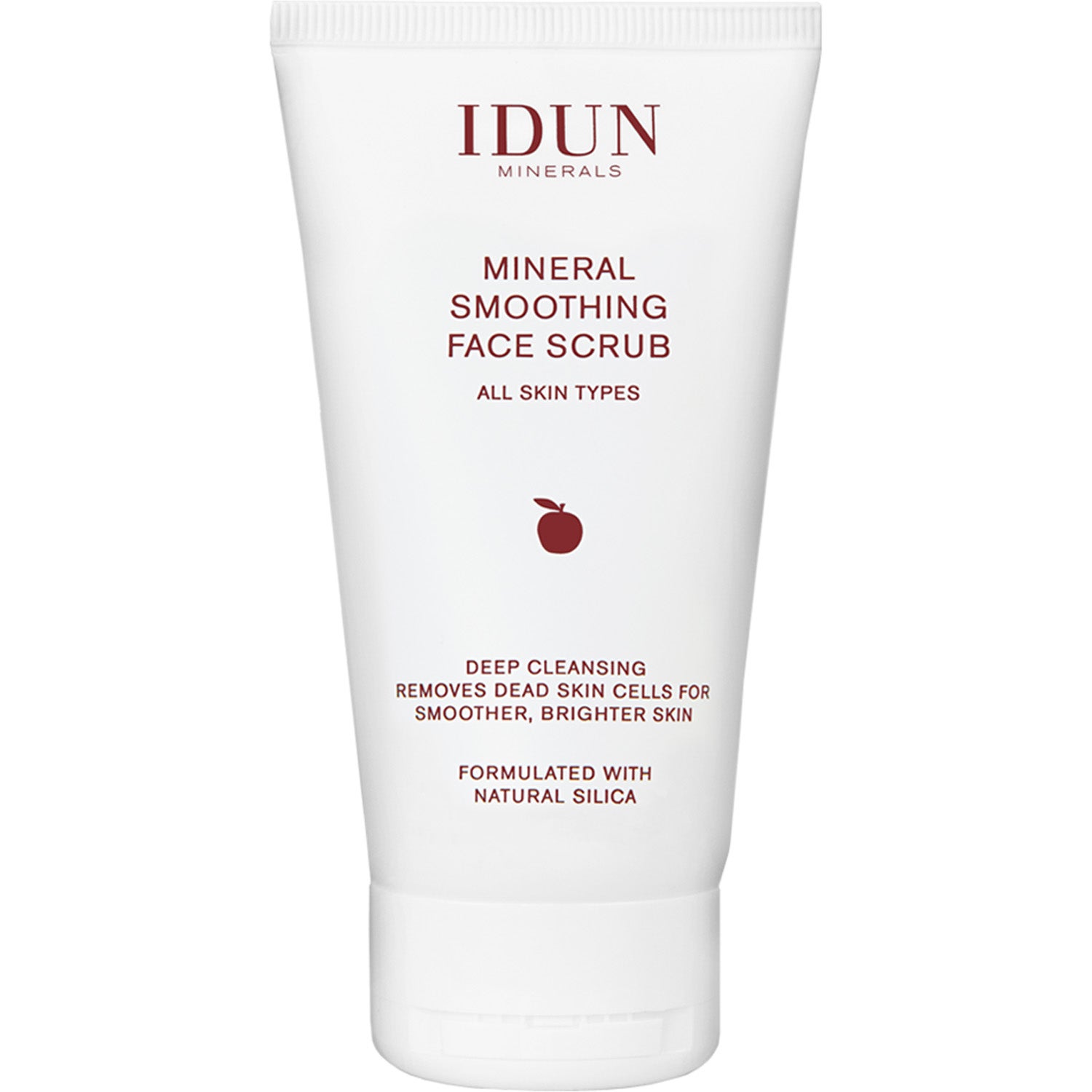 IDUN minerals 1 smoothing face scrub deep cleansing exfoliator 75ml
