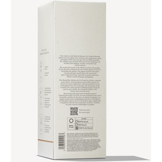 Infinite Bottle Re-charge Black Pepper Bath & Shower Gel