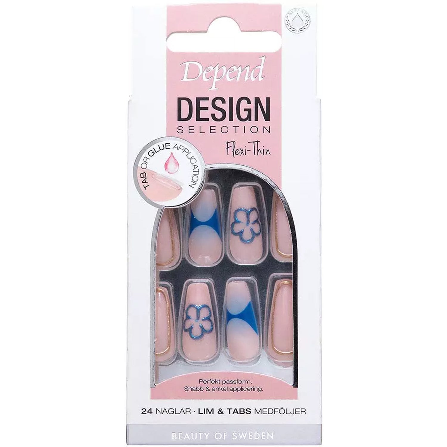 Depend Design Selection Couture Fashionista Coffin nord - 24 pcs billede