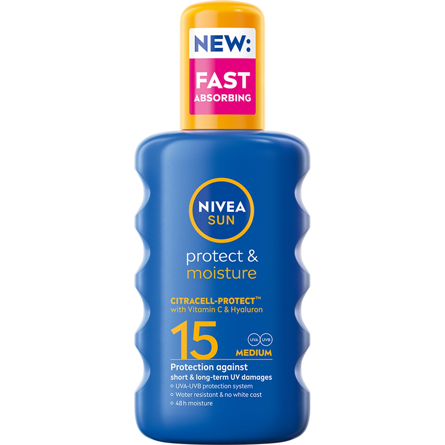 NIVEA Protect & Moisture Sun Spray SPF15 200 ml billede