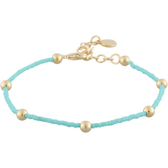 Exibit brace single gold/turquoise