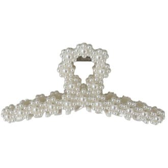 Vintage Pearl Hair Claw Looped