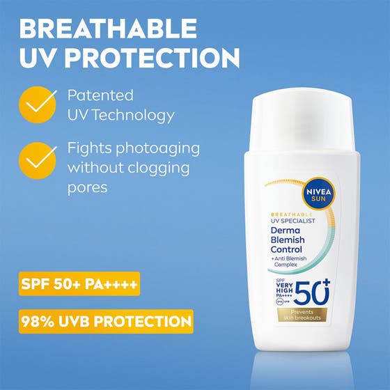 UV Face Specialist Blemish Control SPF50+