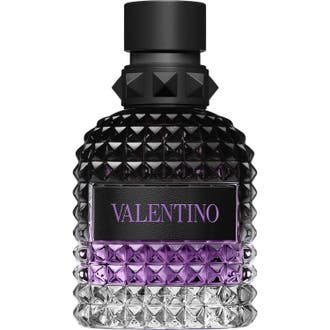 Valentino Born in Roma Uomo Purple Melancholia Eau de Toilette 50 ml herreparfyme i naglet lilla glassflaske
