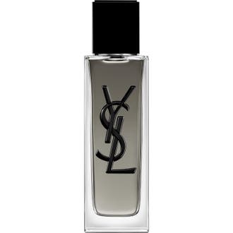 Yves Saint Laurent Myslf Intense Eau de Toilette 40 ml miesten tuoksu mustalla YSL-logolla ja lasipullolla