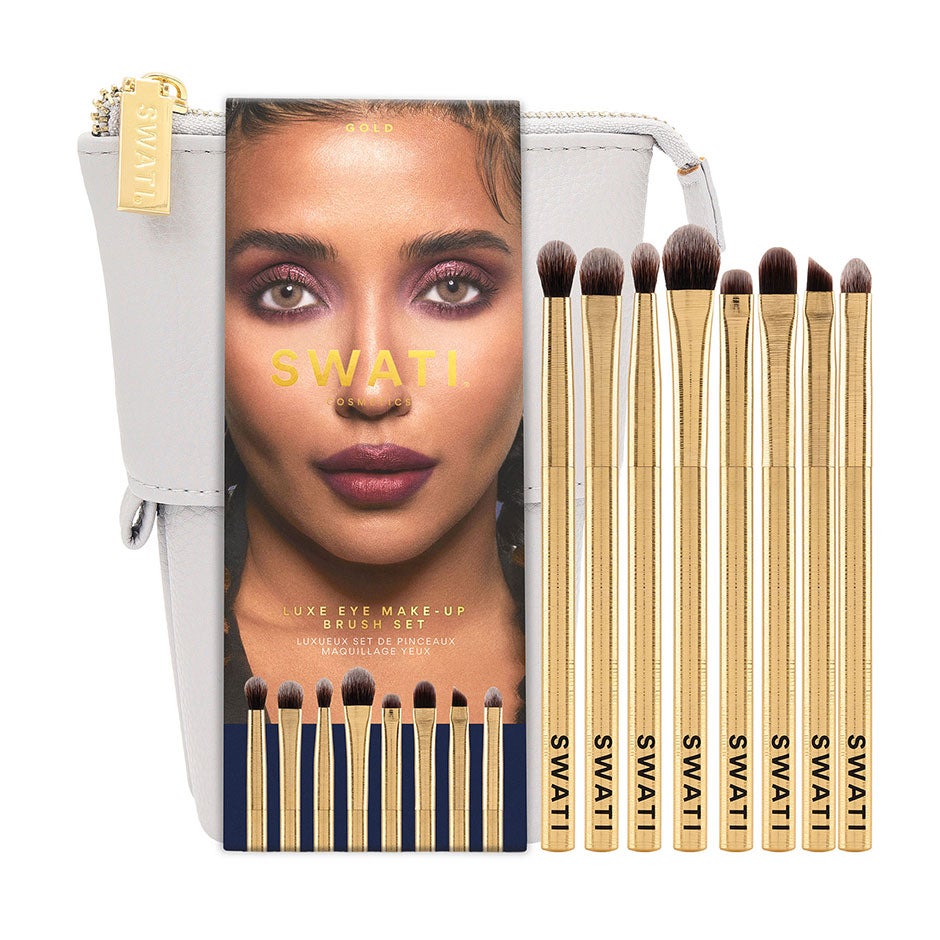 Deluxe Eye Brush Set,  Swati Sminkborstar & Penslar