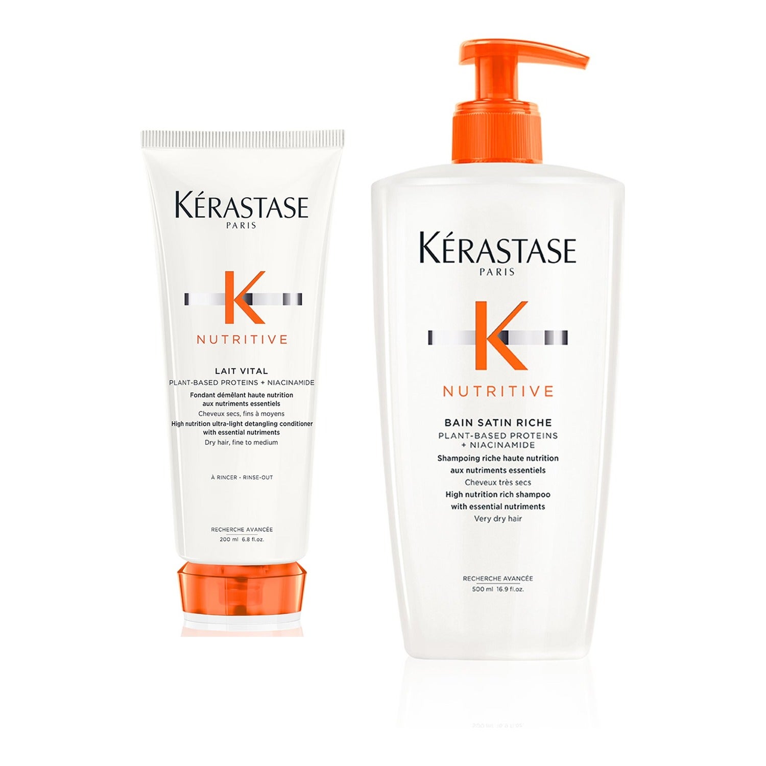 Kérastase Nutritive Duo Shampoo 500ml, Balsam 200ml