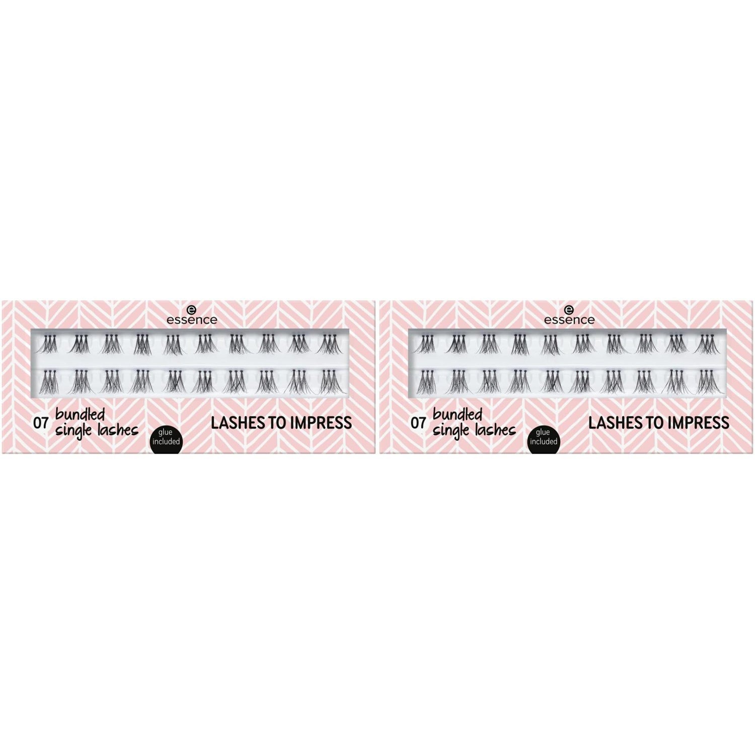 Essence Tillbehör -Ögon False Eyelashes Lashes To Impress 07 Bundle Single La ögonsmink dam – bild 2