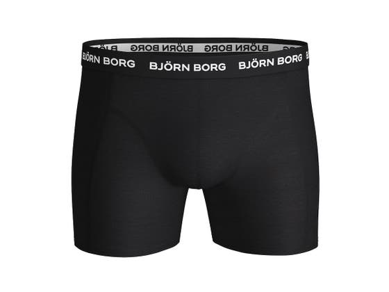 Solid Essential Boxer Shorts 3pk