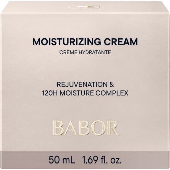 Babor Moisturizing Cream 50 ml fuktighetsgivende ansiktskrem i hvit eske som gir fuktighet til tørr hud.