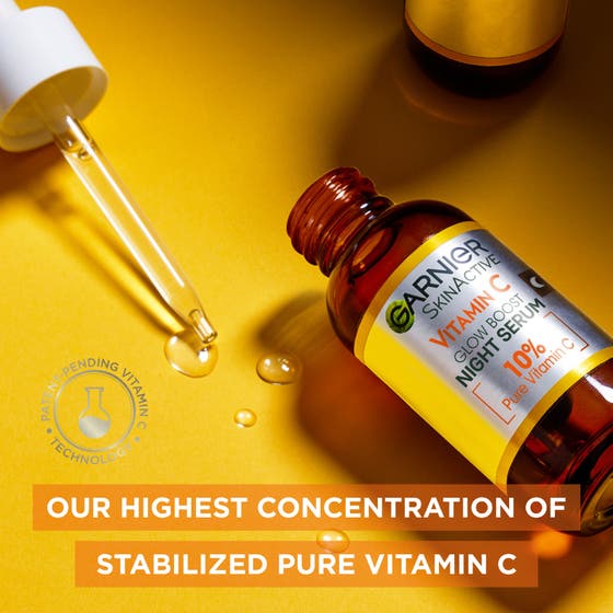 SkinActive Vitamin C 10% Night Serum