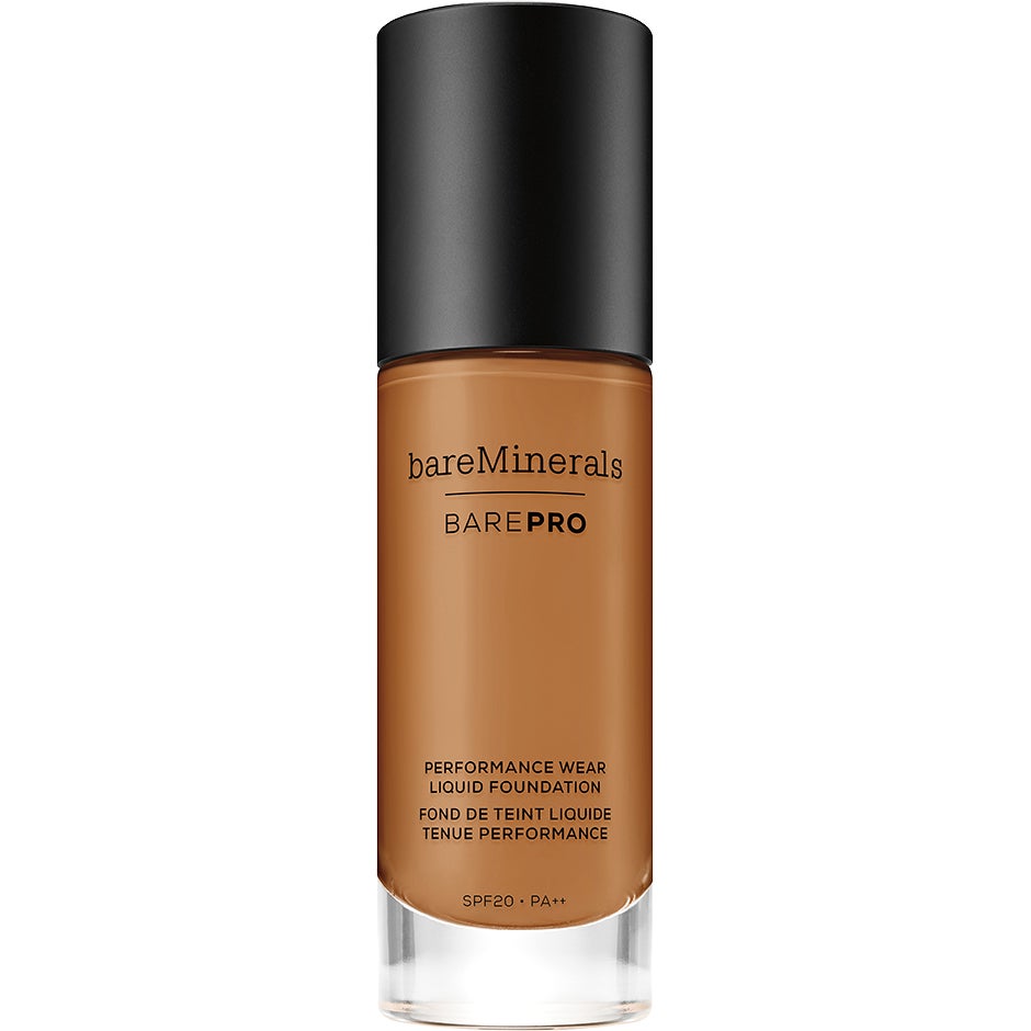 Köp BAREPRO Performance Wear Liquid Foundation SPF 20, Walnut 23 30 ml bareMinerals Foundation fraktfritt