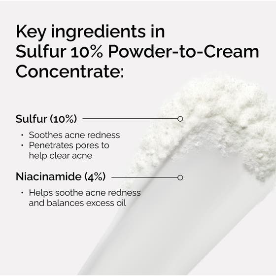 Sulfur 10% Powder-To-Cream Concentrate