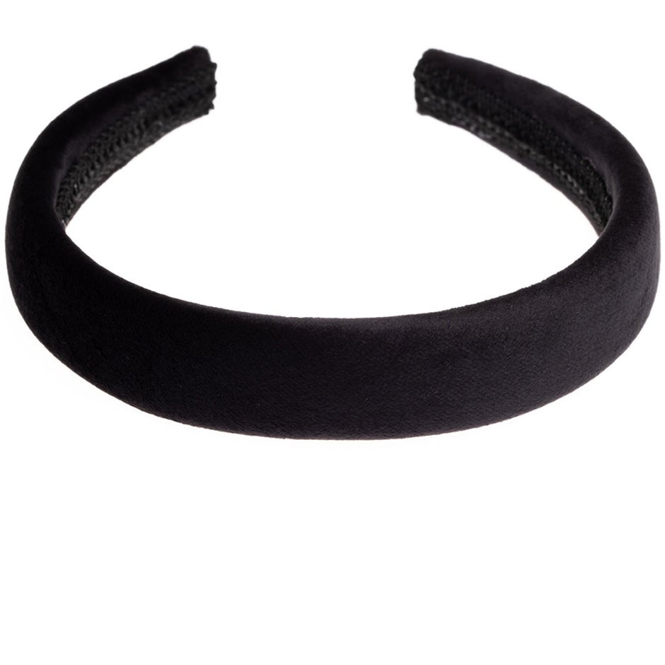 Velvet Hair Band Broad Light Blue 1 pcs