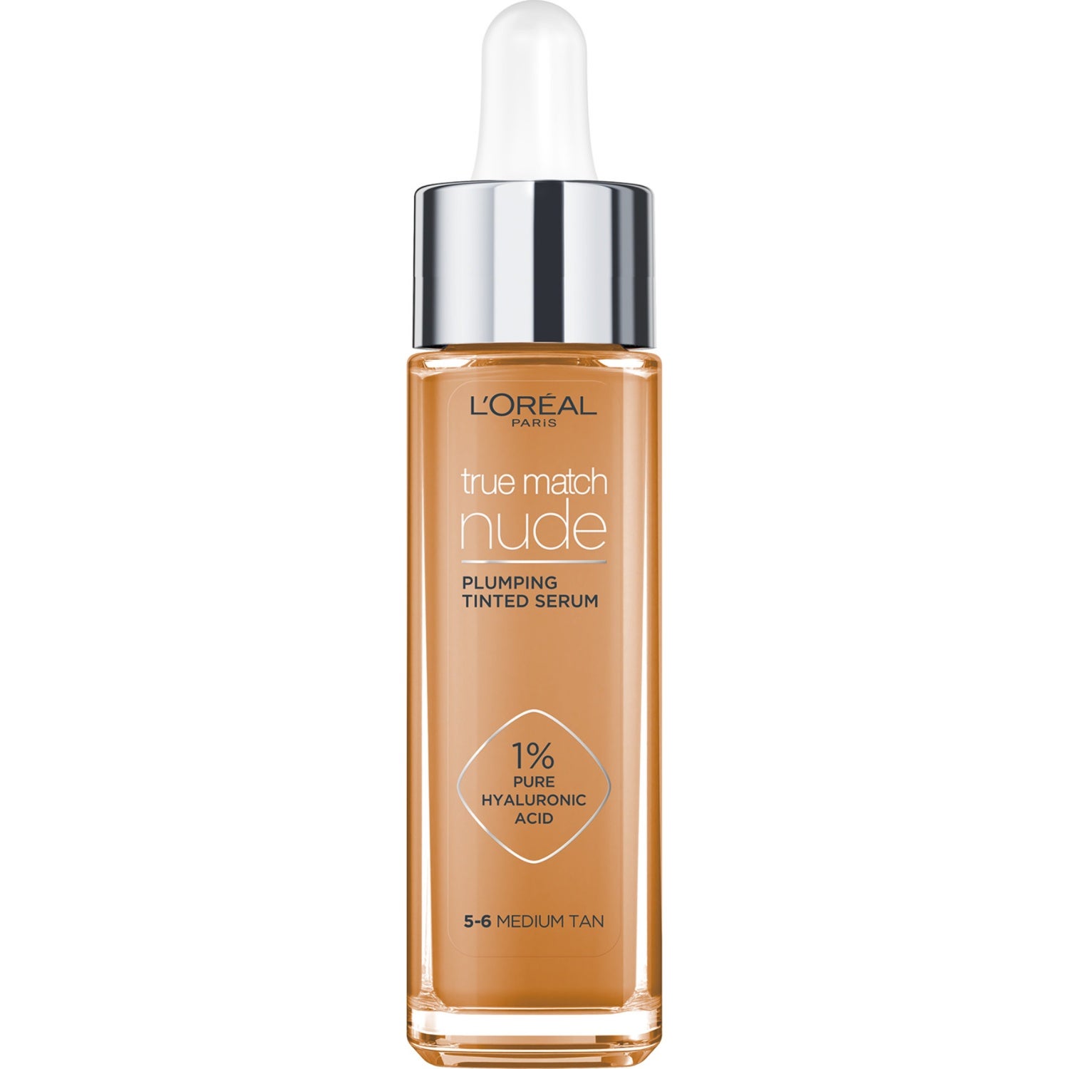 L'Oréal Paris True Match Nude Plumping Tinted Serum Medium-Tan - 30 ml billede
