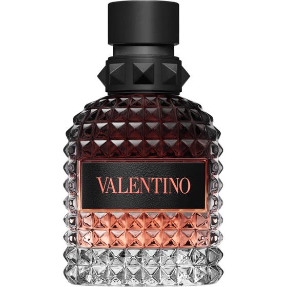Valentino Born in Roma Uomo Coral Fantasy Eau de Toilette 50 ml herreparfyme i naglet glassflaske med sort kork