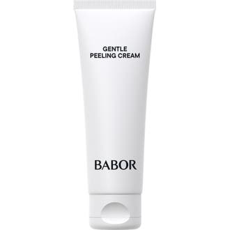 Babor Gentle Peeling Cream 50 ml mild ansigtsscrub til exfoliering i en stilren hvid tube med sort skrift