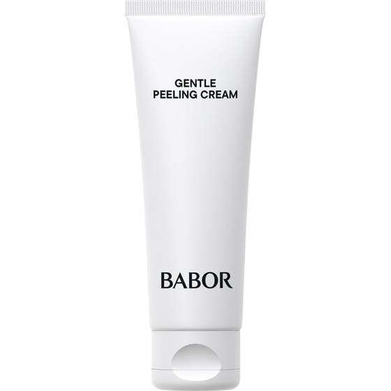 Babor Gentle Peeling Cream 50 ml mild ansigtsscrub til exfoliering i en stilren hvid tube med sort skrift