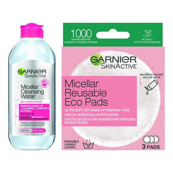 Micellar Water & Eco Pads
