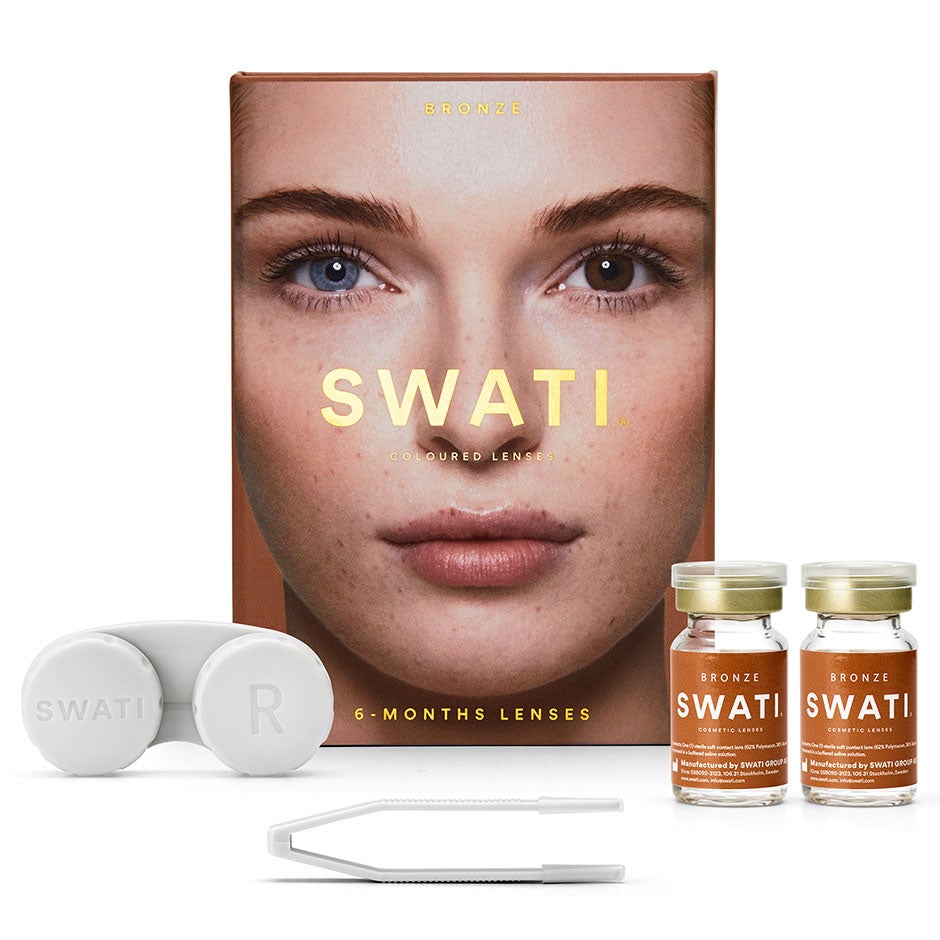SWATI Cosmetics 6 måneders Kontaktlinser Bronze