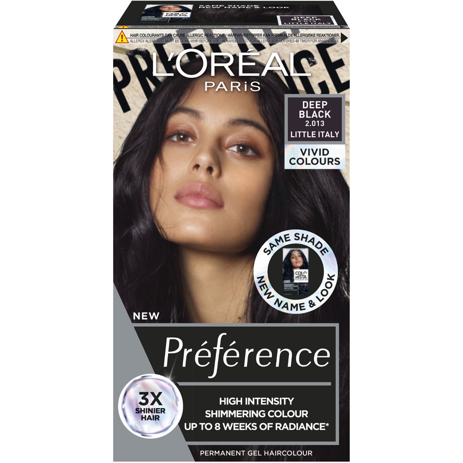 L'Oréal Paris Préférence Vivids Deep Black 2.013 - 1 pcs billede