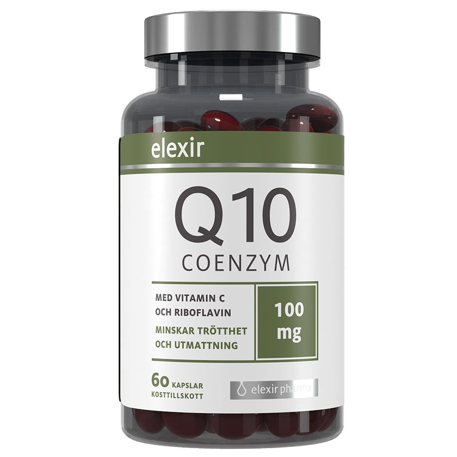 Elexir Pharma Coenzyme Q10 100mg 60 kapslar