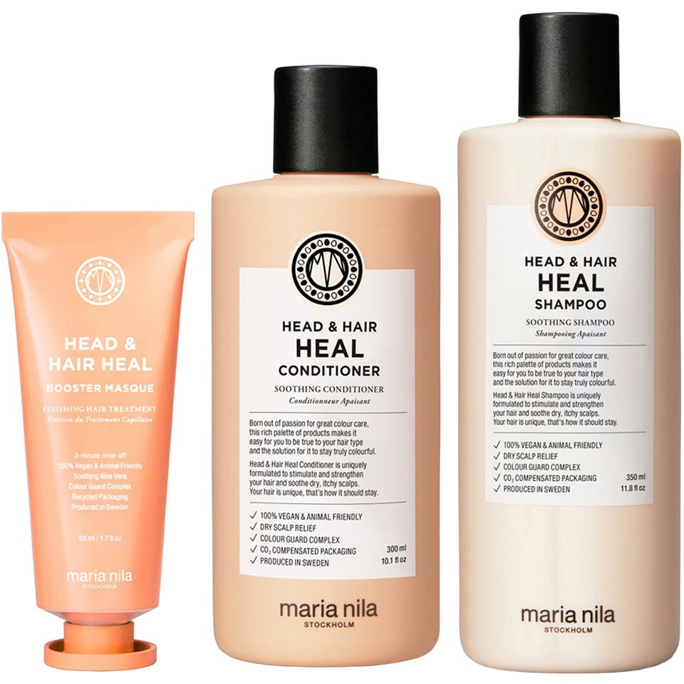 Head & Hair Heal Trio Shampoo 350ml, Conditioner 300ml, Booster Masque