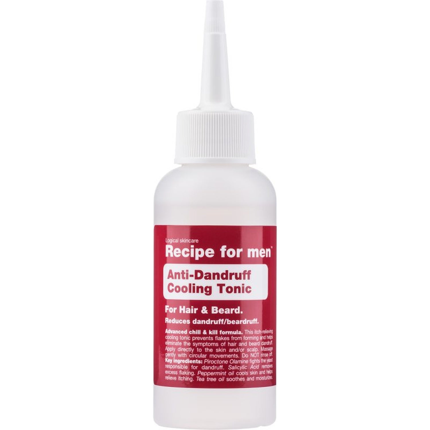 Recipe for men Anti-Dandruff Tonic Hair & Beard 100 ml