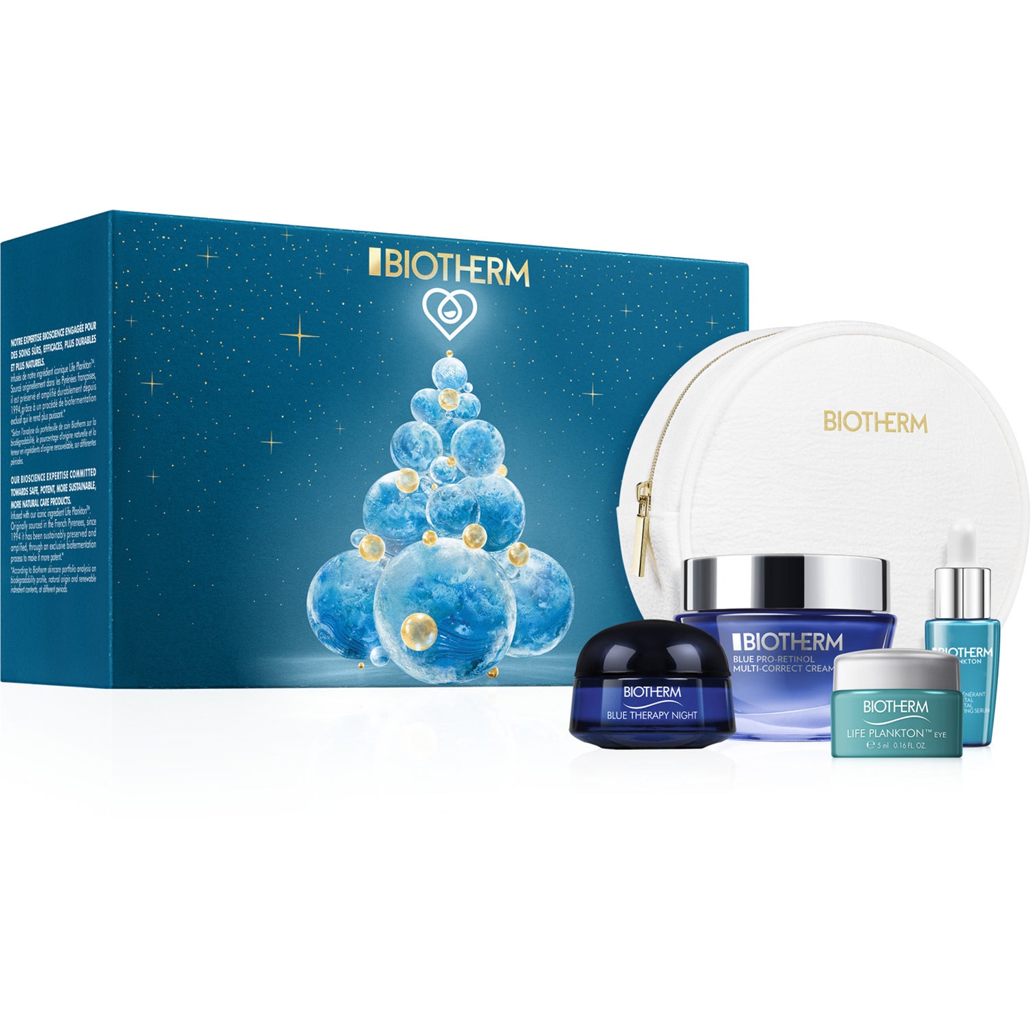 Biotherm BT Retinol Cream Routine Set 50+7+15+5 ml + Pouch