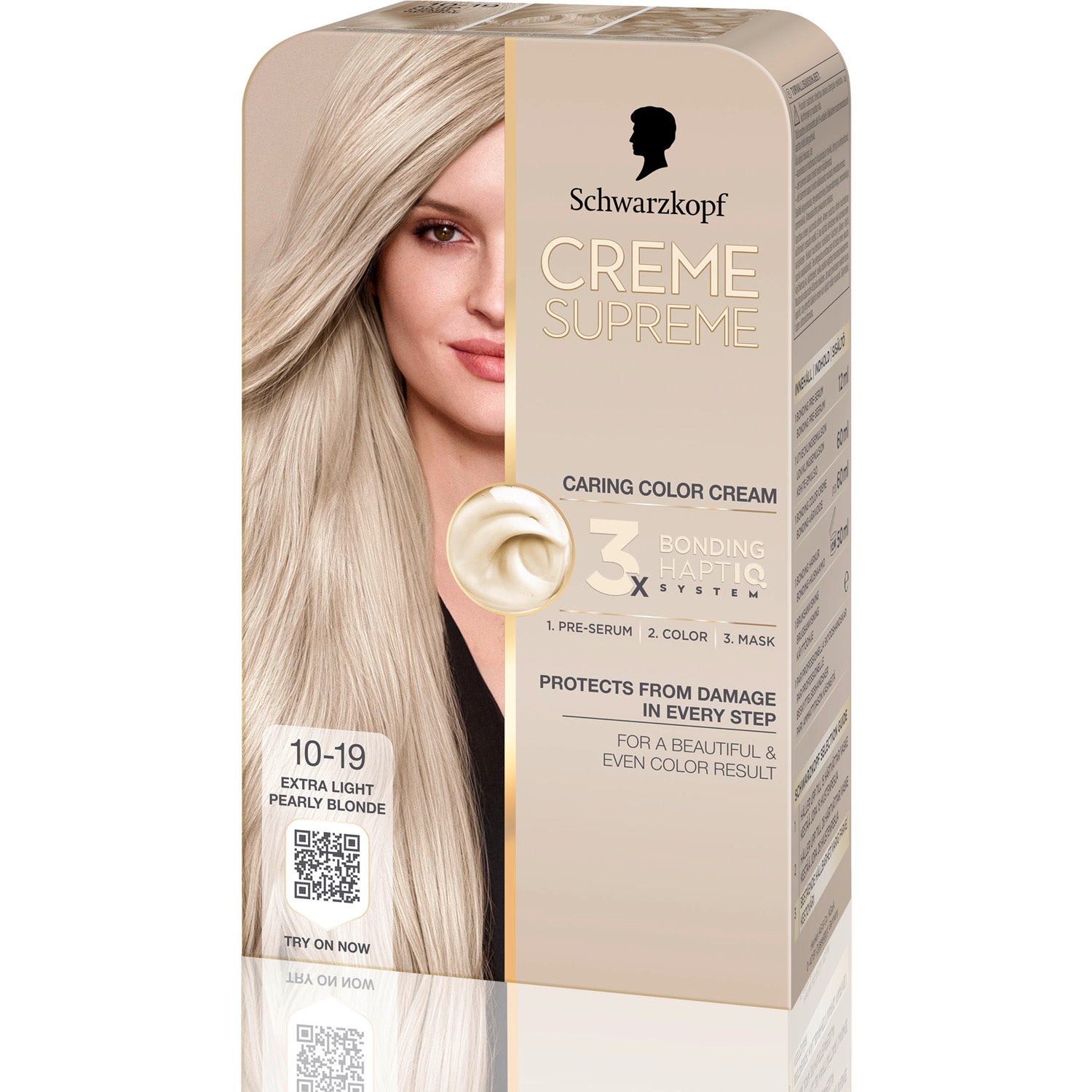 Schwarzkopf Creme Supreme 10-19 Ultra Light Pearly Blonde - 1 pcs billede