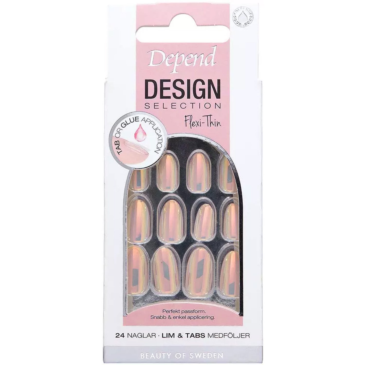 Depend Design Selection Unicorn Chrome Oval nord - 24 pcs