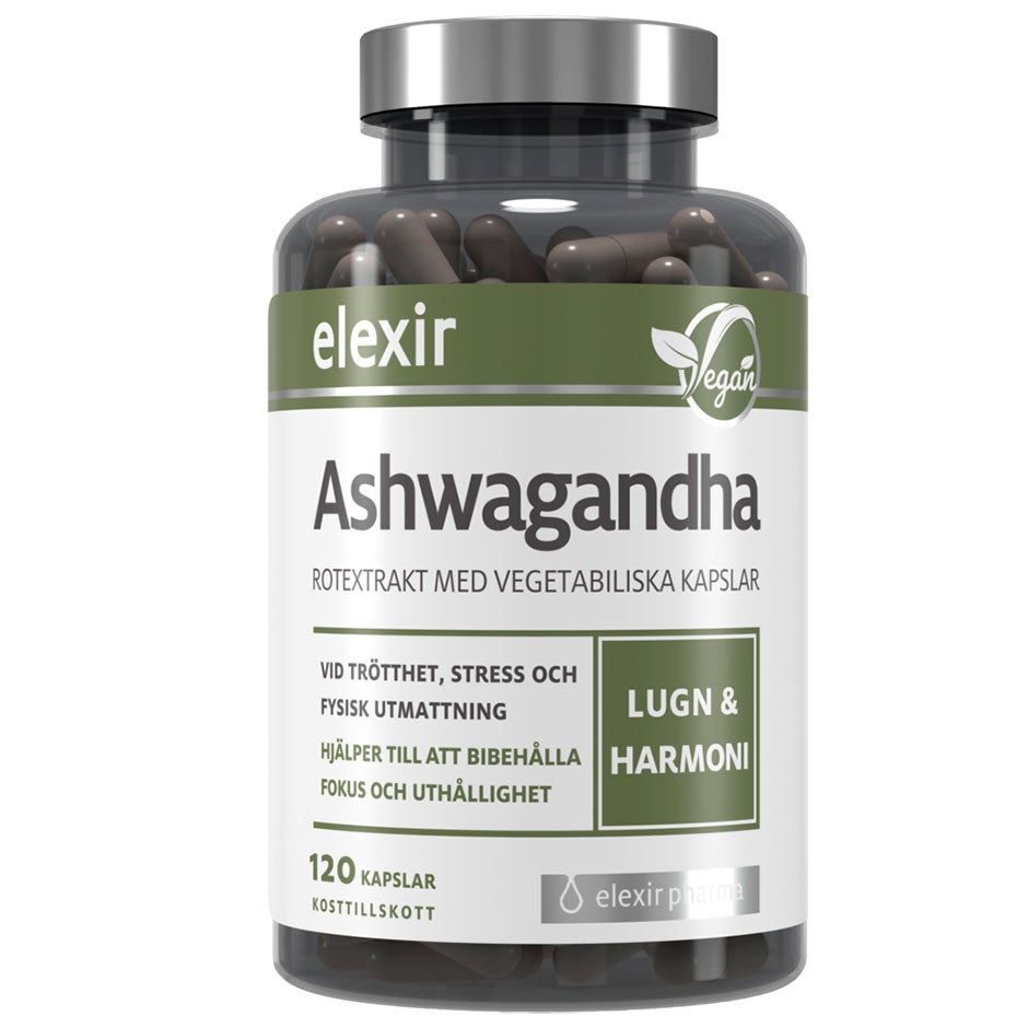 Elexir Pharma Ashwaganda 120 kapslar