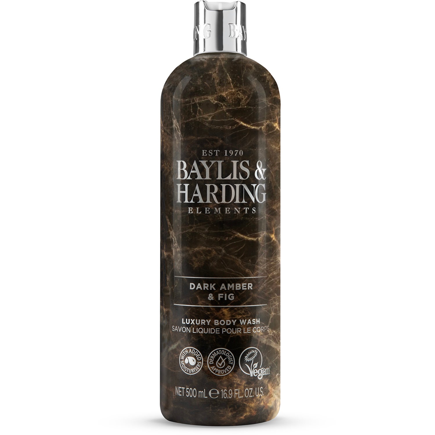 Baylis & Harding Elements Body Wash Dark Amber & Fig - 500 ml