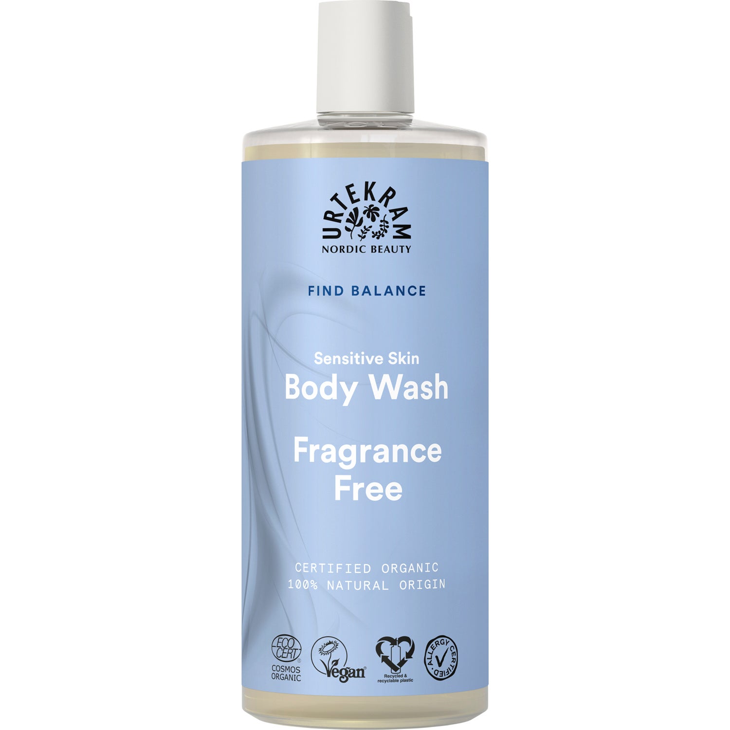 Fragrance Free Body Wash, 500 ml Urtekram Duschcreme