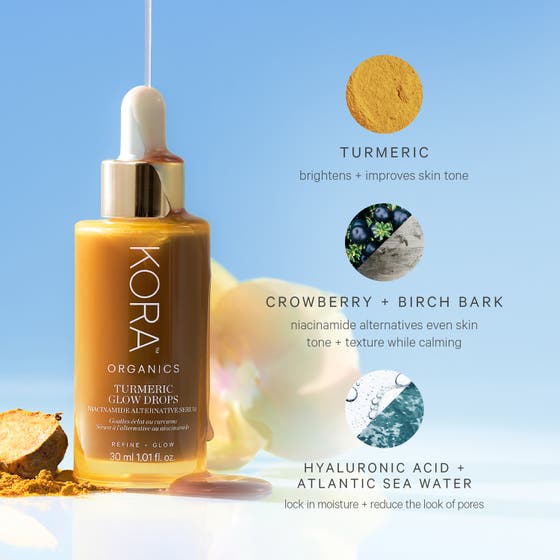 Turmeric Glow Drops Niacinamide Alternative Serum