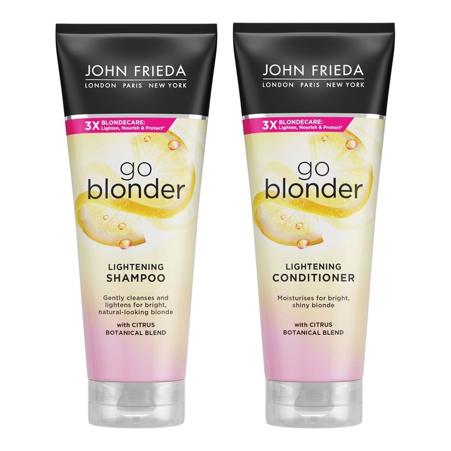 John Frieda Go Blonder Duo Shampoo 250 ml + Conditioner 250 ml - 500 ml billede