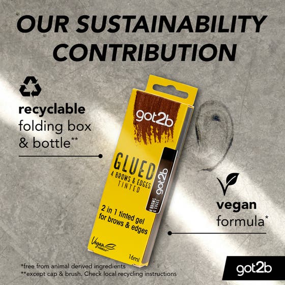 Glued 4 Brows & Edges