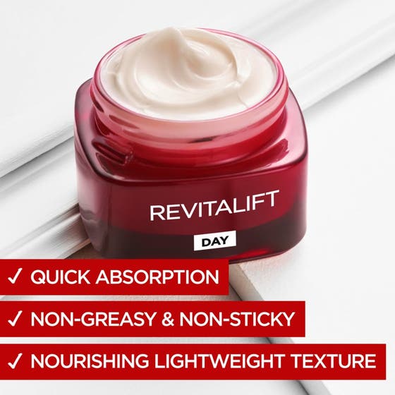L'Oréal Paris Revitalift Laser sæt 80 ml anti-aging rutine med dagcreme og retinol serum mod rynker