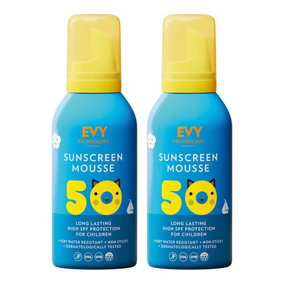 Duo Sunscreen Mousse For Kids SPF50