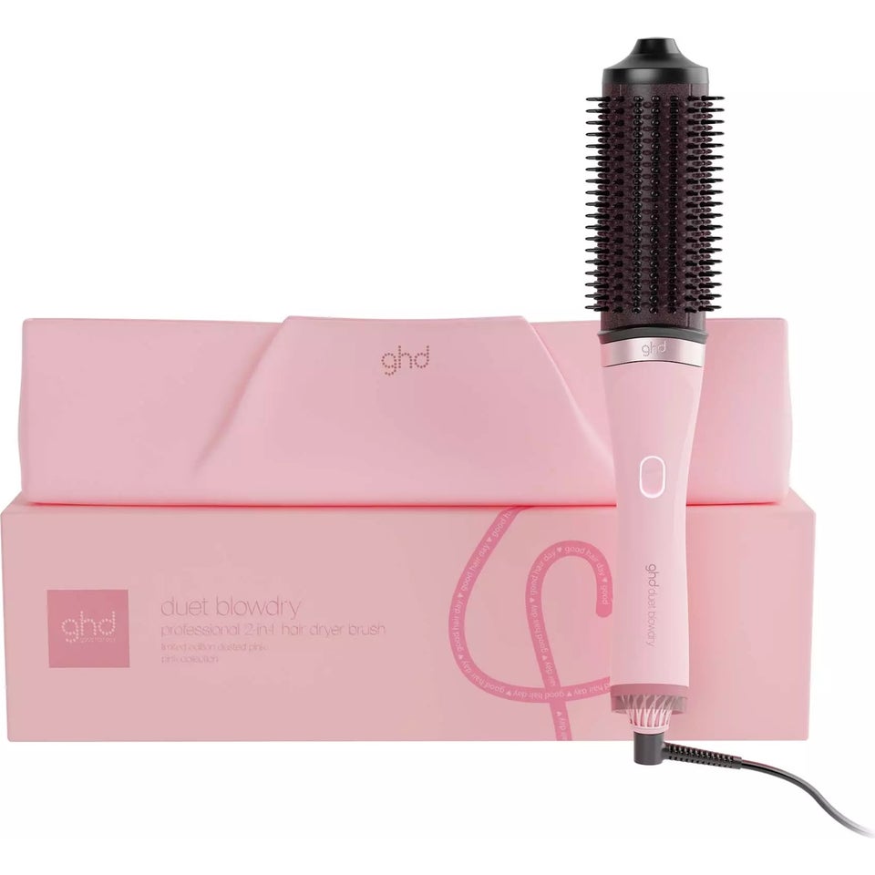 Duet Blowdry Limited Edition Hair Dryer Brush in Dusted Pink 1 pce